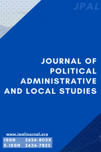 Journal of Political Administrative and Local Studies Cover image